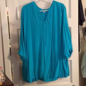 Woman Within Tab Front Tunic